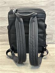 TUMI Arrivé Barker Backpack Black Nylon Leather Trim